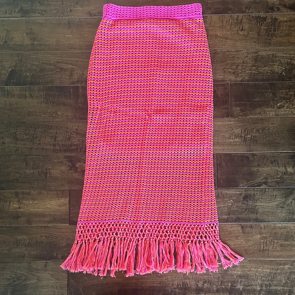 Karlie Dresses & Skirts - Karlie crocheted midi skirt